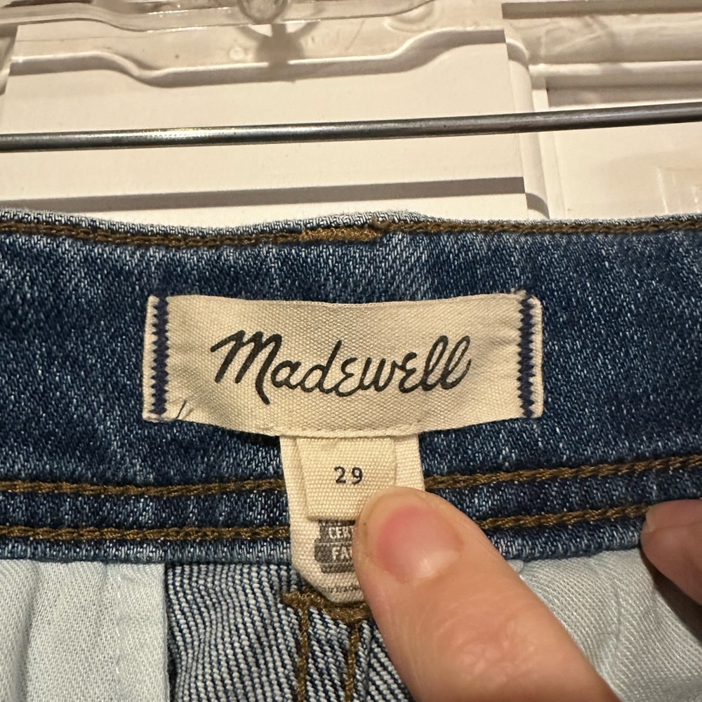 Madewell Women's Straight Leg Jeans in Blue - Picture 4 of 6